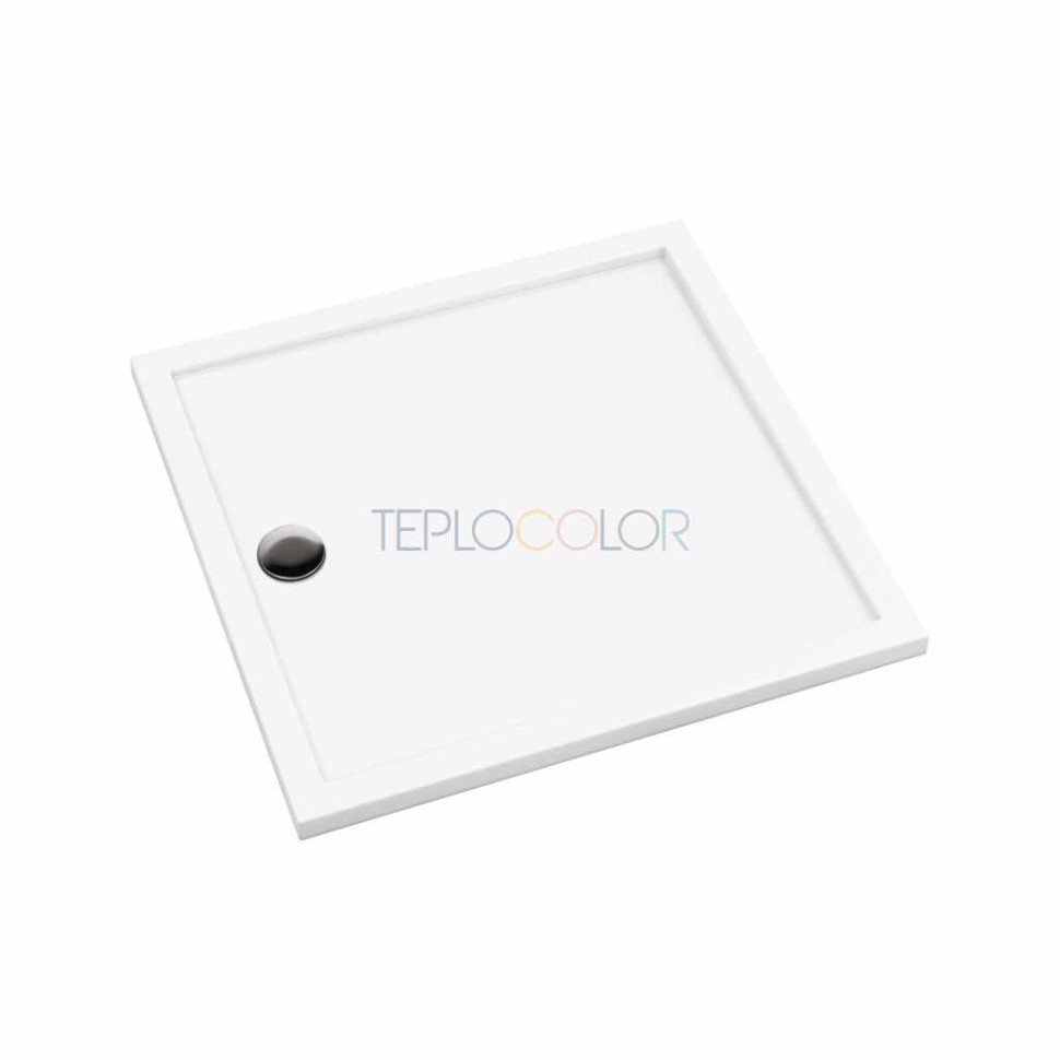 Акриловый душевой поддон, квадратный, 80 cm