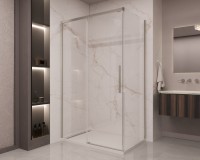 Душевой уголок Стелла (Stella) VSR-1ST9012CLBN, 1200*900, брашированный никель, стекло прозрачное