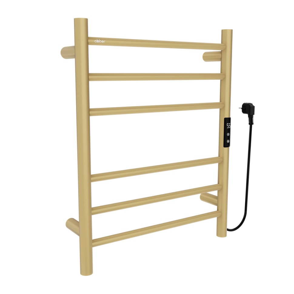 Полотенцесушитель электрический ABBER Standard AH4606G золото матовое