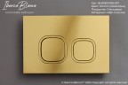 Комплект 2в1 IBERICA BLANCA инсталляция SILENCIO MINI, кнопка смыва ESTI-Q золото глянцевое (IB.001M.836)