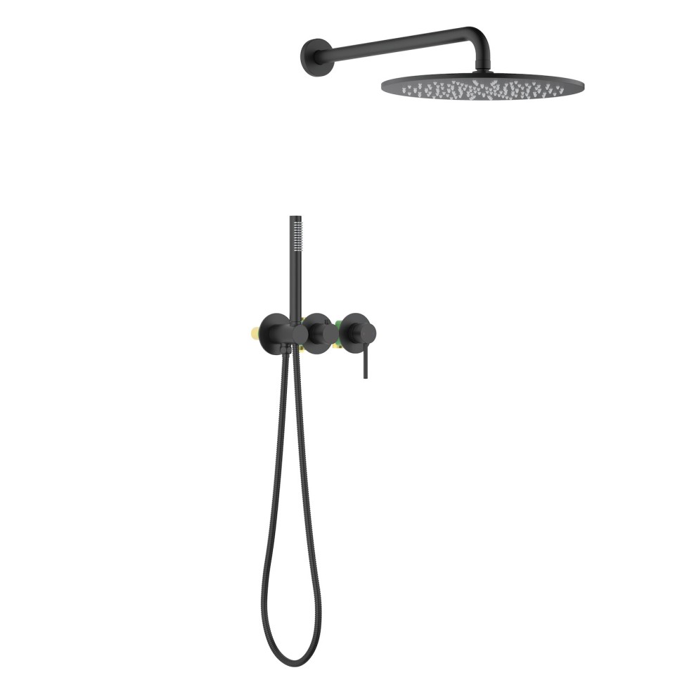 Душевая система встроенная Timo Saona SX-2349/03SM черный