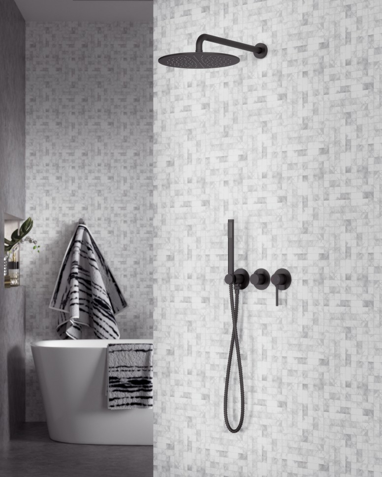 Душевая система встроенная Timo Saona SX-2349/03SM черный