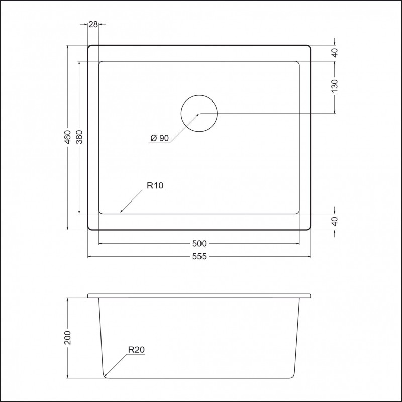 Мойка EMAR EMQ-1555.P EMQ-1555.P Алмаз