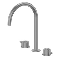 Смеситель ABBER Wasser Kreis 316 AF8108BGG-M для раковины, брашированная оружейная сталь