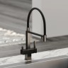Смеситель для кухни SANCOS Moro с возможностью подключения фильтра для воды, цвет вороненая сталь, арт. SC4006GG