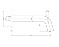 AQM8406CR Набор для комплектации ванны с изливом и смесителем, хром