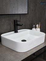 Раковина Gid N9550 51229 накладная белая 50x40x11