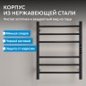 Полотенцесушитель электрический ABBER Standard AH4606MB черный матовый