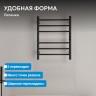 Полотенцесушитель электрический ABBER Standard AH4606MB черный матовый