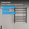 Полотенцесушитель электрический ABBER Standard AH4606MB черный матовый