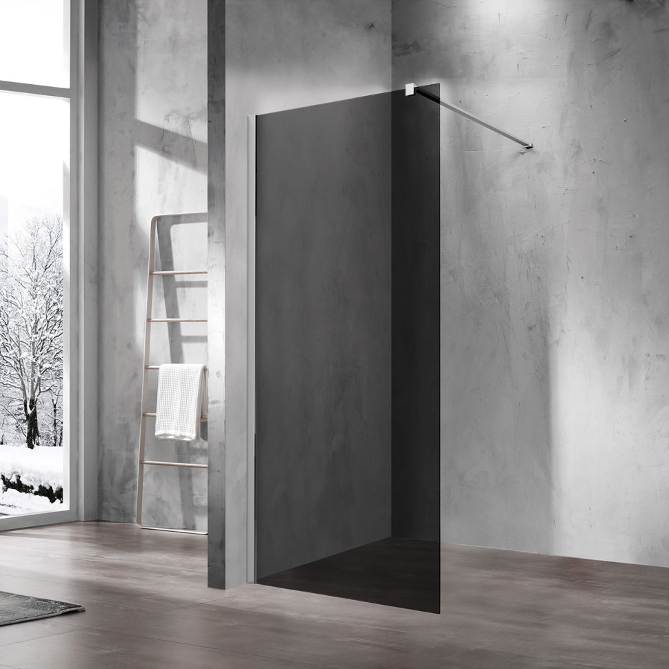 Душевая перегородка Walk-In VSW-1H110CG, 1100*2000, хром, стекло тонированное