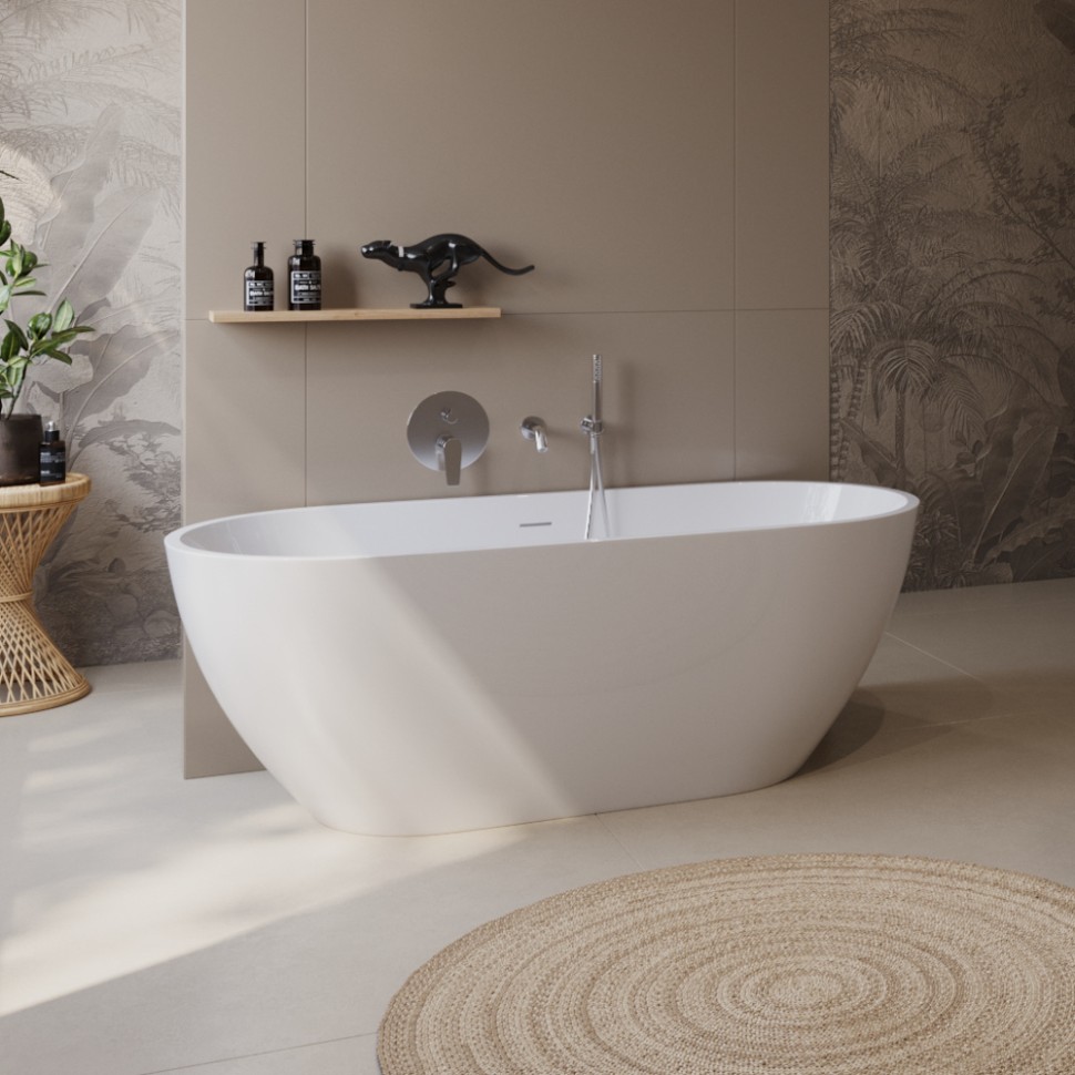Акриловая ванна BELBAGNO UNO BB701-1700-750-K