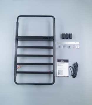 Полотенцесушитель электрический ABBER Exzellent AH4305MB черный матовый