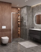 Душевая дверь CEZARES MOLVENO-BF-1-160-C-Cr-IV