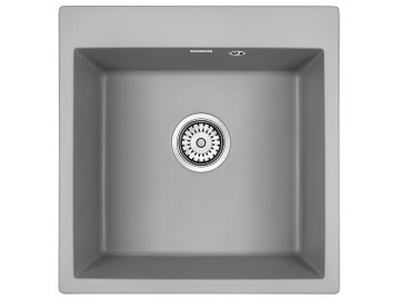 Мойка KANTE 50, IT-GRANIT, PM105152-GRM , серый металлик, 510х520, Paulmark