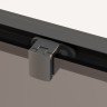 Душевое ограждение Ambassador Forsa 17021221AB-110AB (150х110х200) прямоугольник,черный,стекло прозрачное,раздвижная,2 места