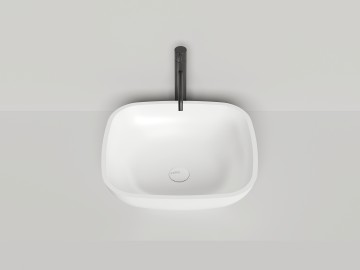 Раковина накладная GLORIA 08 495х445х150 S-Sense Глянцевое