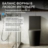Унитаз ABBER Bequem AC1112TMB компакт черный матовый, безободковый, смыв торнадо
