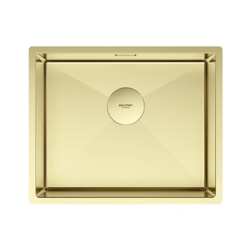 Мойка нерж. сталь NEXT 54 UNI, PM215444-LG, светлое золото, 540х440мм, Paulmark 1,2мм