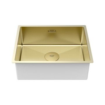 Мойка нерж. сталь NEXT 54 UNI, PM215444-LG, светлое золото, 540х440мм, Paulmark 1,2мм
