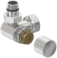 Вентиль 3D левый под шестигранник (G 1/2&quot; НР х G 3/4&quot; НГ)