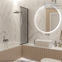 Шторка для ванны IBERICA BLANCA Mod.801 Slide Open раздвижная тонированное стекло/черный 90х150см (IB801.TB.150.90)