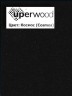 Раковина накладная прямоугольная, Uperwood Tanos Quartz 50 см, без отверстия для смесителя, черная, космос