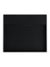 Раковина накладная прямоугольная, Uperwood Tanos Quartz 50 см, без отверстия для смесителя, черная, космос