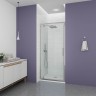 Душевая дверь Veconi Ottimo P30 CH, 800x1900, хром, стекло прозрачное