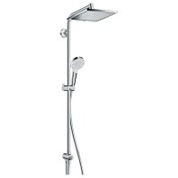 Душевая система Hansgrohe Crometta E 240 1jet Showerpipe Reno EcoSmart 27289000 хром