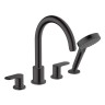 Смеситель Hansgrohe Vernis Blend на борт ванны 71456670 черный