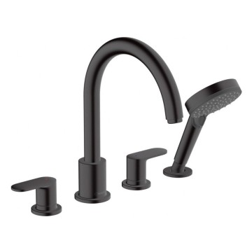 Смеситель Hansgrohe Vernis Blend на борт ванны 71456670 черный