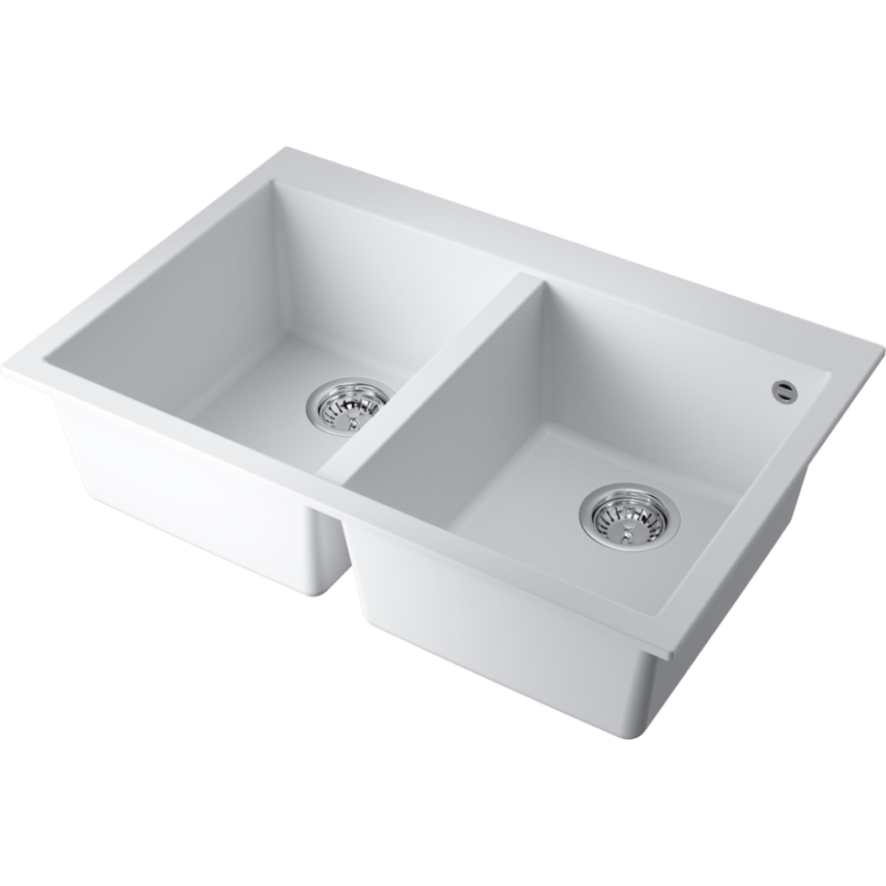 Кухонная мойка Omoikiri Bosen 80-2-WH Tetogranit/белый