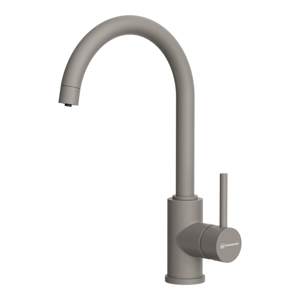 Смеситель для кухни Omoikiri Shinagawa 2 Plus-GR латунь/leningrad grey