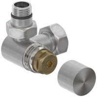 Вентиль 3D левый под шестигранник (G 1/2&quot; НР х G 3/4&quot; НГ)