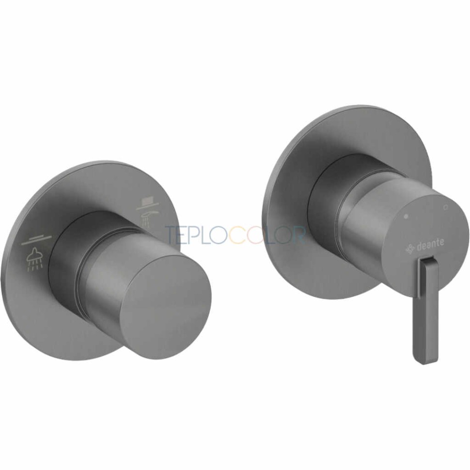 Смеситель для душа, с переключателем для душа - горизонтальная