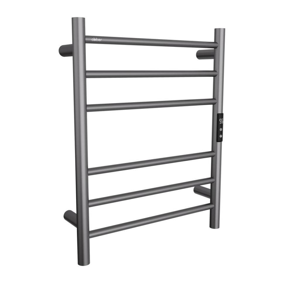 Полотенцесушитель электрический ABBER Standard AH4606NG оружейная сталь