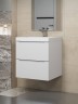 Тумба под раковину для ванной подвесная Uperwood Tanos NEW 50х45х50 см, белая