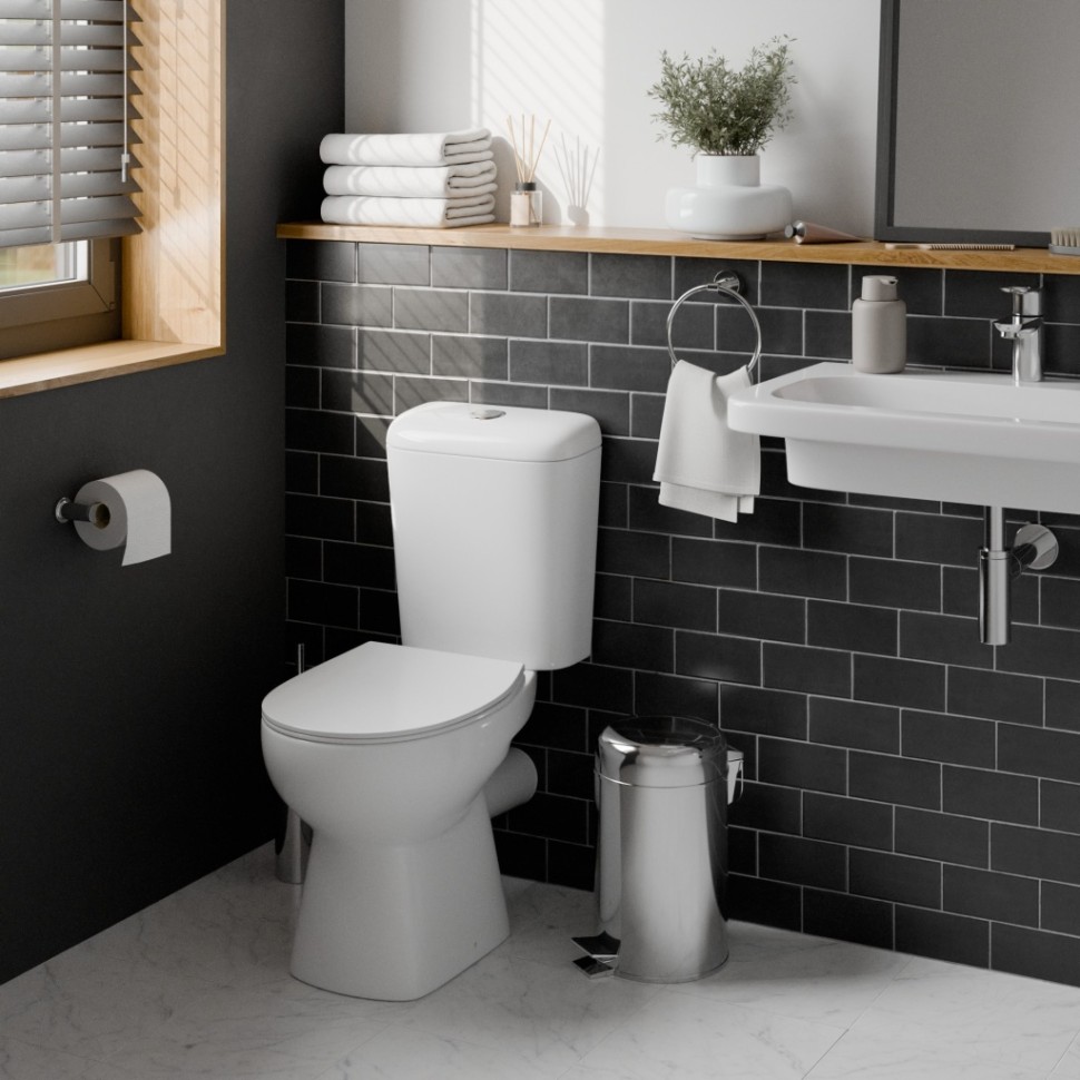 Унитаз-компакт IBERICA BLANCA MUNIA Rimless белый (IB.MUN.121.1B1)