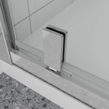 Душевая дверь Veconi Ottimo P30 CH, 900x1900, хром, стекло прозрачное