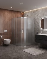 Душевой уголок CEZARES MOLVENO-R-22-80+30-P-Cr