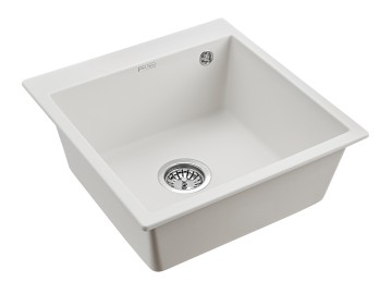 Мойка KANTE 50, IT-GRANIT, PM105152-WH , белый, 510х520, Paulmark