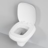 Унитаз Diamond 123T20101R (530*405*375) МАТОВЫЙ БЕЛЫЙ подвесной БЕЗОБОДКОВЫЙ, 1 место
