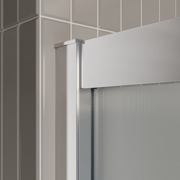 Душевой уголок BelBagno LUCE-AH-2-100/80-P-Cr