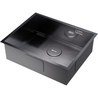 Кухонная мойка Omoikiri Kasen 54-16-INT-GM нерж. сталь/вороненая сталь