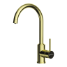 Смеситель для кухни Omoikiri Shinagawa 2 Plus-LG латунь/светлое золото