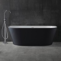 Акриловая ванна ABBER AB9216-1.7MB черная матовая