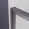 Душевой угол раздвижной Veconi Premium Ptato 300 SP GR-R, 1000х1000x2000, брашированный графит, стекло прозрачное