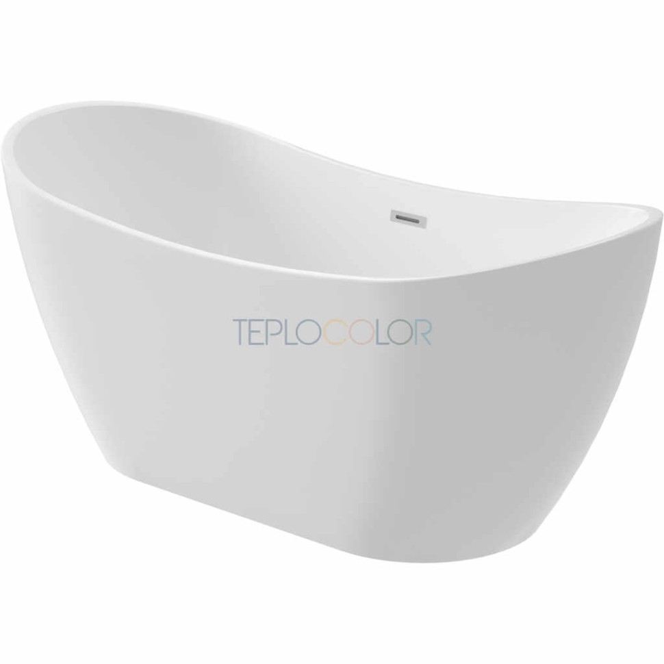 Акриловая ванна, отдельностоящая, овальная - 170 см