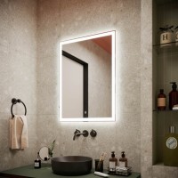 Зеркало для ванной комнаты SANCOS City 600х800 c подсветкой ,арт. CI600
